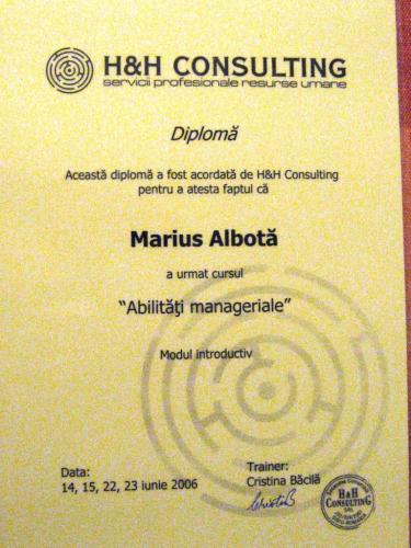 HH CONSULTING_Management skills_Certificate_2006