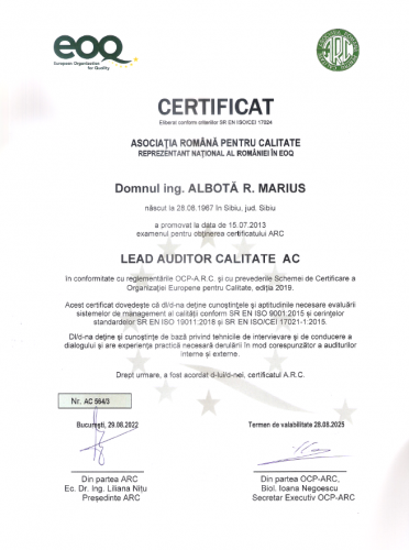 certif Lead AC_Albota_ prel 2022