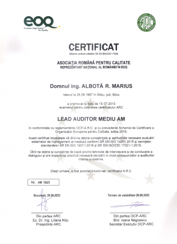 certif Lead AM_Albota_ prel 2022